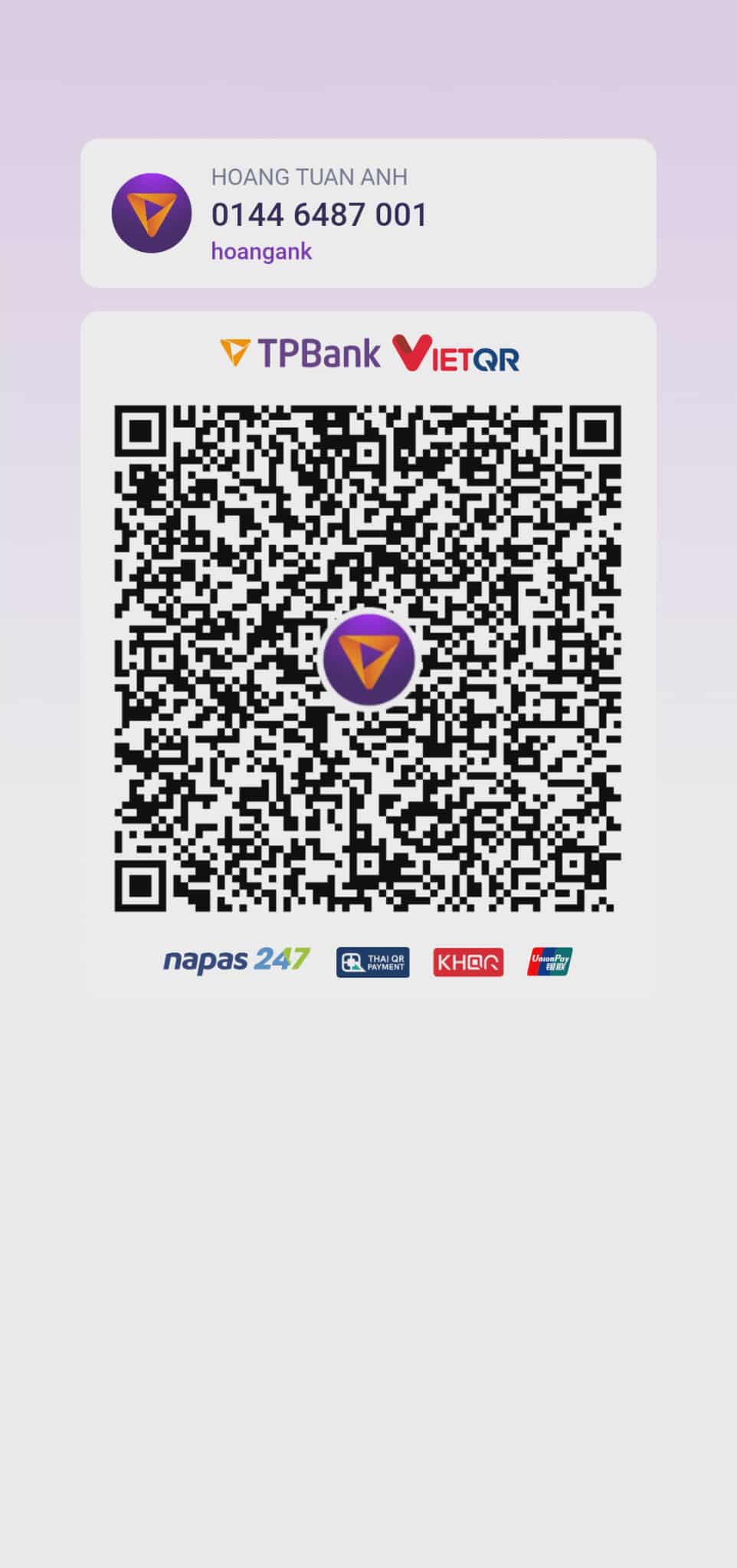 QR Code TPBank